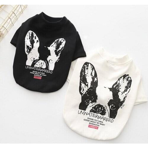 Trendy Dog Clothes Pet Vest Clothing Breathable Dog Print Puppy Cat Vest for Dogs Costume Pet Products