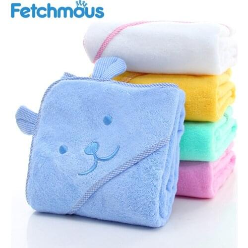 2020 New Baby Newborn Bath Towel Cute Animal Cartoon Baby Hooded Bathrobe Beach Cotton Toddler Towel Kids Infant Babies Blanket
