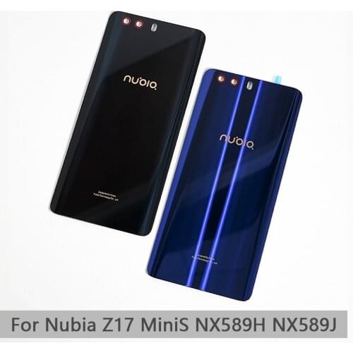 Original Rear Back Housing for ZTE Nubia Z17 Mini S NX589J Back Cover Battery Glass Housing 3D Glass Replacement