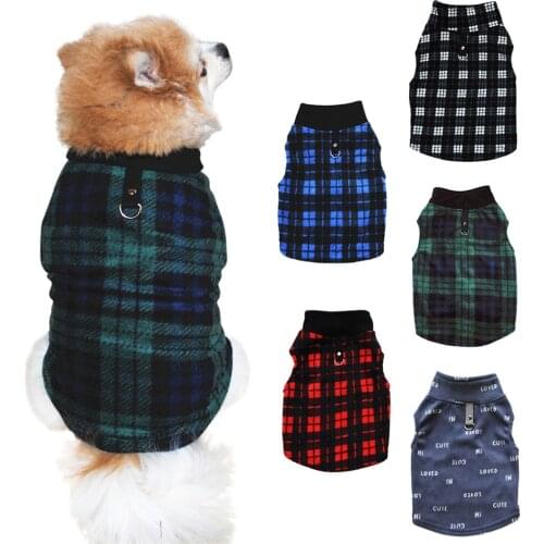 Autumn Winter Soft Fleece Dog Sweater Warm Clothes Puppy Outfit Pet Jacket Coat Clothing Dog Clothes For Small Dogs Chihuahua
