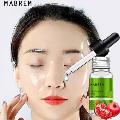 10ml Pomegranate Shrink Pores Face Serum Whitening Skin Care Anti Aging Anti Wrinkle Cream Reduce Acne Treatment Care Essence