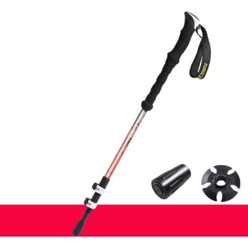 Fonoun Carbon Walking Sticks Ultra Light 200g Climbing Alpenstock 65-135cm Antiskid Wear Resistance Shock Absorption FNV01