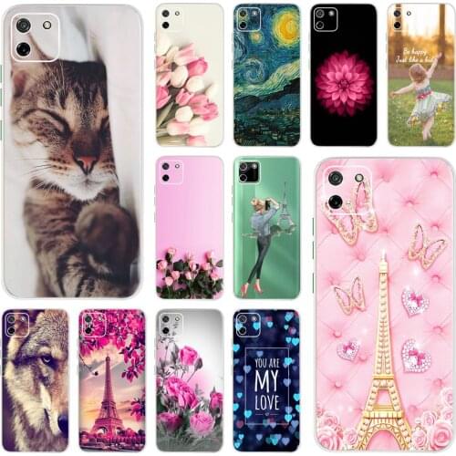 For OPPO Realme C11 Case Silicone Cartoon Soft Phone Case For Realme C11 C 11 Back Cover RealmeC11 2020 RMX2185 Bumper Case 6.5"