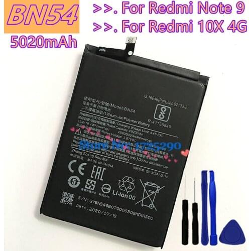 TMIOLOC Xiaomi Redmi Note 9 5G Phone Batteries China