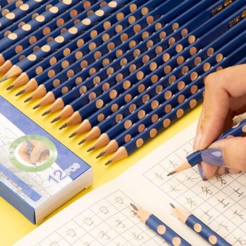 Triangular Pencil Bar Drawing Pencil Art Supplies Drawing Kit Art Set 2B / HB Posture Correction Pencil Stationery