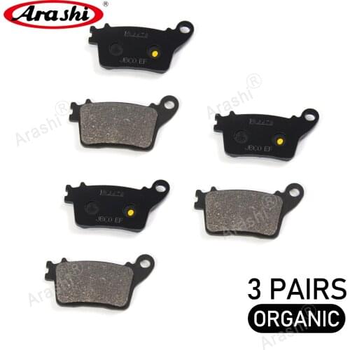 Arashi For YAMAHA YZF R1 R1M 2015-2016 Rear Brake Pads Motorcycle Discs Rotors Pad Accessories YZF-R1 2015 2016