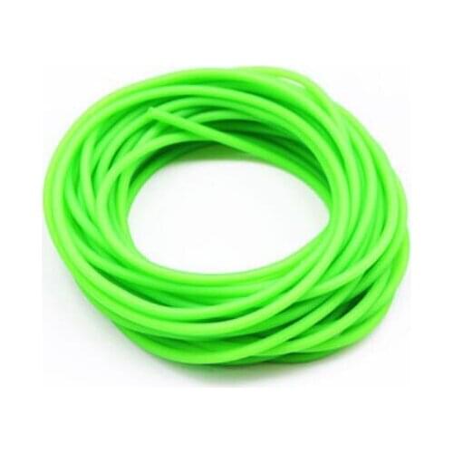 1pcs 16mm-20mm ID rubber band fluorescence slingshot round outdoor competition antifreeze quality rubber blue/green 1 metre