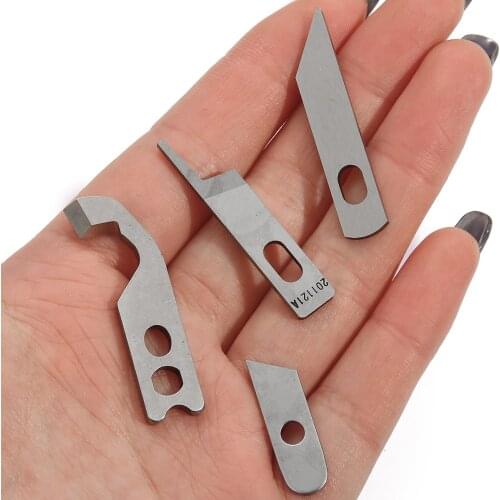 1pc Overlock Sewing Machine Upper Down Knife Blade Steel Blades fit for 784045008 GEDP-550449 X77683-001 Singer Sewing Machines