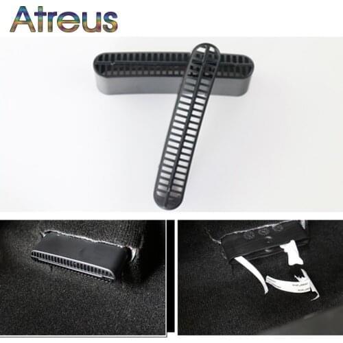 2pcs For Ford Explorer U502 2011-2018 Under Seat Floor Rear AC Heater Air Conditioner Duct Vent Cover Grill Outlet Protective