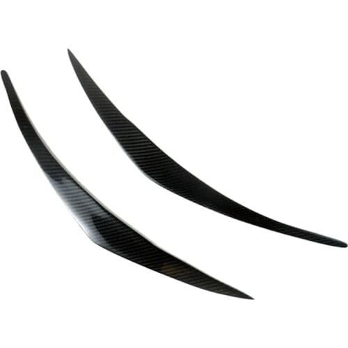 2Pcs Front Headlight Eyebrow Cover Brow Trim for Honda Ninth Generation Civic 2012-2015