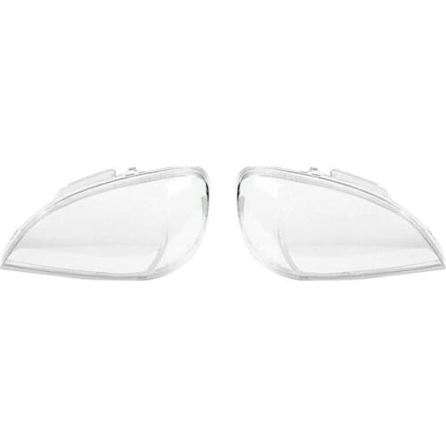 2Pcs Headlights Transparent Headlights Transparent Cover Lampshade Head Light Lamp Shell ( Left/Right) for Mercedes Benz W163 Ml