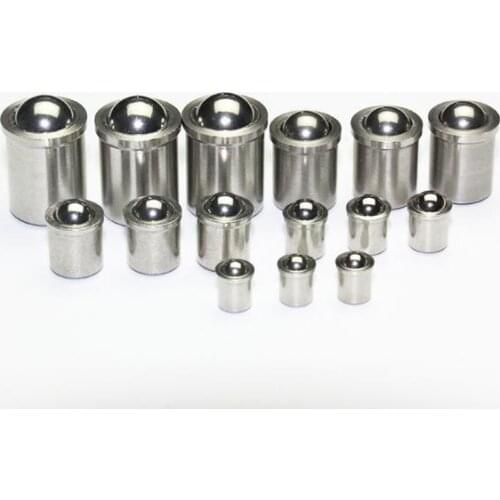 2pcs spring ball head precision positioning beads stepless positioning bead smooth spring tightening plunger Stainless steel