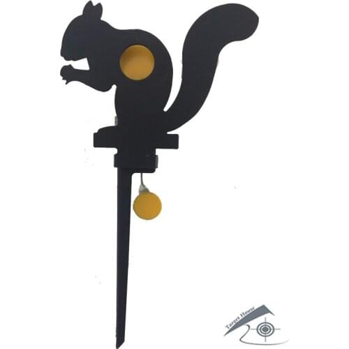 Airgun Squirrel Field Target W 2 Hidden Bullseyes' Ring/Also For Airsoft Paintball /Improving HuntingShootingTacticalSkill