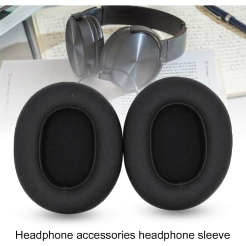 1 Pair Headphone Earpads Durable Lightweight Faux Leather Replacement Ear Foam Cushions for Edifier W830BT W860NB
