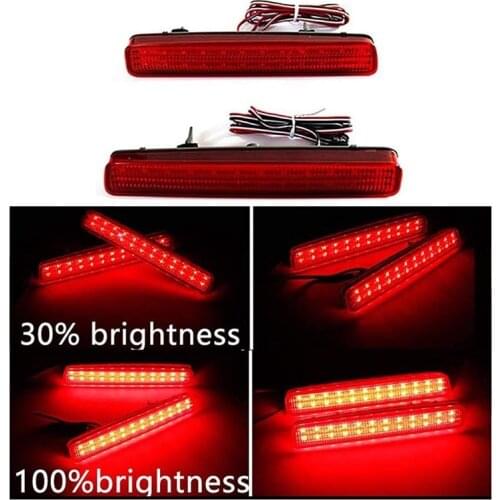 Car LED Rear Bumper Reflector Brake Light Tail Lamp for Toyota NOAH VOXY 80 Pruis 40