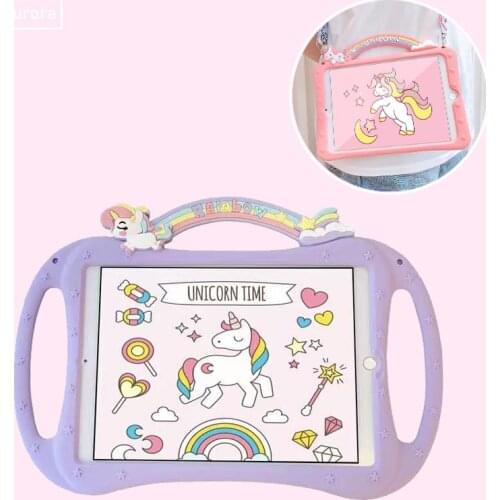 Kids Shockproof Silicone Cartoon Case For iPad Air 2 3 4 10.9 Pro 11 2020 9.7 2017 2018 7th 8th 10.2 inch Mini 5 Tablet Cover