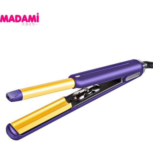 Ceramic Curling Irons Wand 2 in 1 Hair Straightener Curler 230℃ Fast Heating Straight Irons Waves Styling Tools Waver Styler