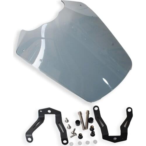 Motorcycle Windshield with Bracket For Kawasaki VN650 EN650 Vulcan S 650 2015 2016 2017 2018 2019 2020 Accessories