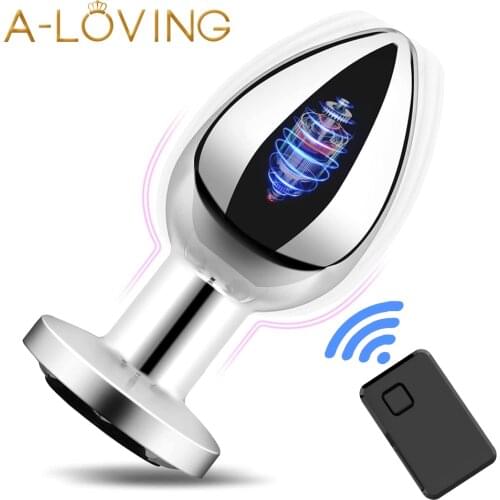 Metal Anal Butt Plug Prostate Massager Mini Erotic Bullet Vibrator G Spot Stimulator Sex Toys for Men Women Adult Gay Products