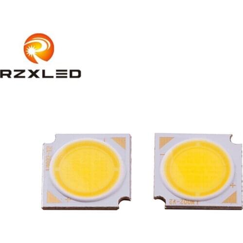 50pcs/lot led natural warm white 36-42V 350ma 12W COB 14*14MM Module lamp