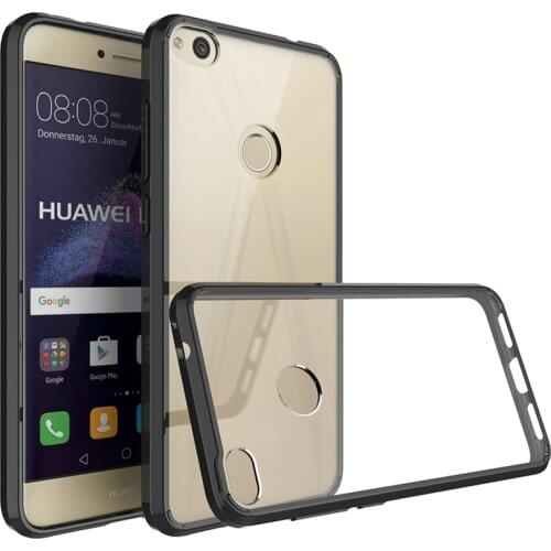 Soft TPU/PC Case For Huawei P8 Lite 2017 Fundas Capa Shockproof Clear Hard Back Cover For GR3 P9Lite 2017 / Honor 8 Lite 5.2"