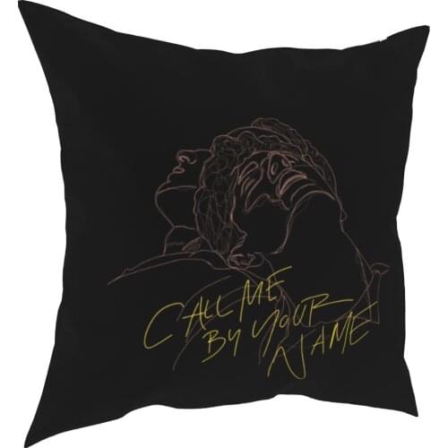 Call Me Through Your Name Place Pillows Case Elio Oliver CMBYN LGBT Homosexual Film Pillows Covers Decor Pillows for Home 45*45