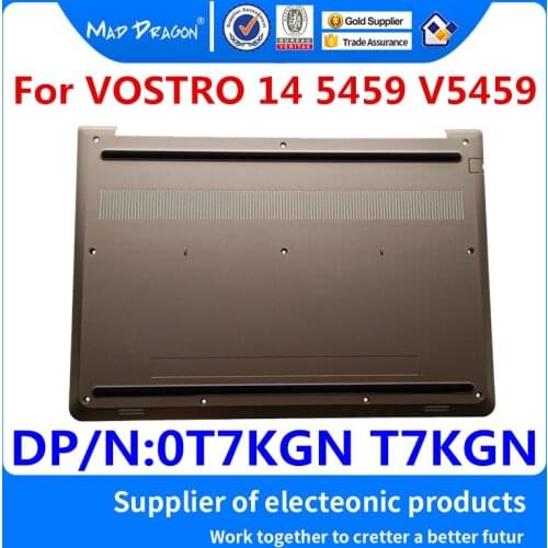 MAD DRAGON Brand Laptop Bottom Base Bottom Cover Assembly for Dell VOSTRO 14 5459 V5459 Gold bottom base case 0T7KGN T7KGN