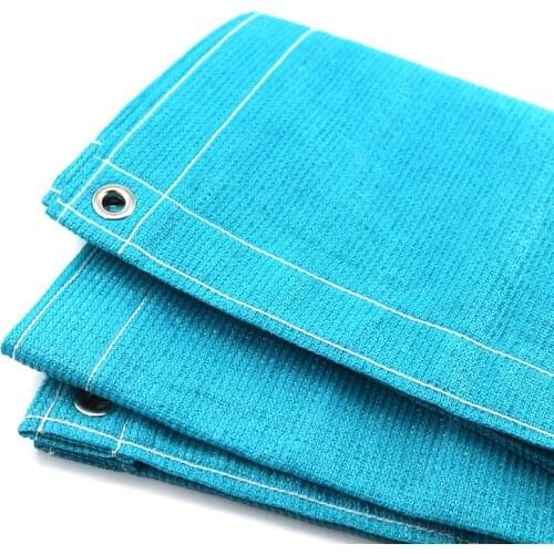 New Thicken Lake Blue Sun Shade Net Garden Yard Fence Netting Anti-UV Sunshade Cloth Balcony Terrace Privacy Nets