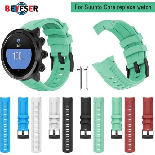 New Silicone Strap Replacement Watch Band Wrist Straps Bracelet for Suunto 9 9 Brao Spartan Sport Wrist HR Baro Smartwatch Bands