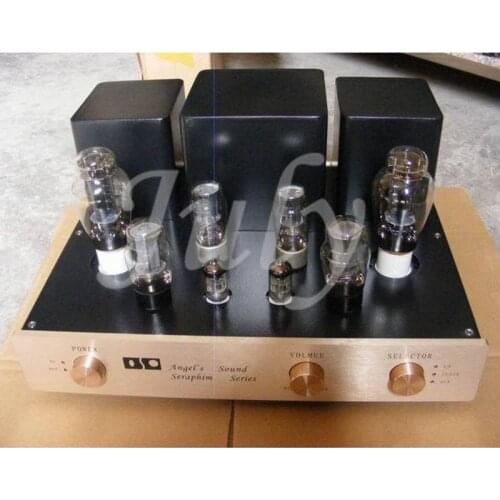 4.5W+4.5W 6P3P+2A3C single-ended type A tube amplifier, 100K 0-4-8Ω power amplifier, manual shack welding, bright tone