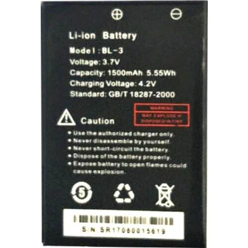 Original BaoFeng UV-3R Battery 3.7V 1500mah Li-ion for Baofeng UV3R Walkie Talkie