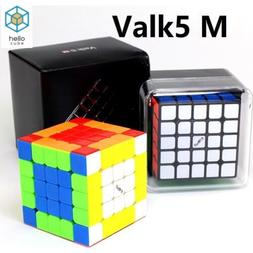 QiYi Valk5 M 5x5x5 Magnetic Magic Cube The Valk 5M magnetic magic cube magnetic cubo magico WCA Competition neo cube puzzle