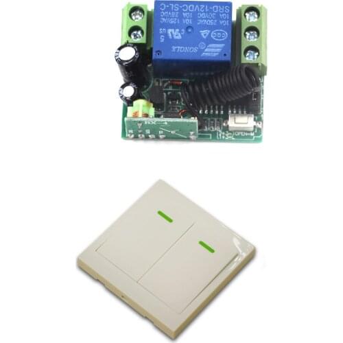 RF Wireless Remote Control Light Switch System Remote on/off Teleswitch Receiver + Transmitter Latch 315/433Mhz