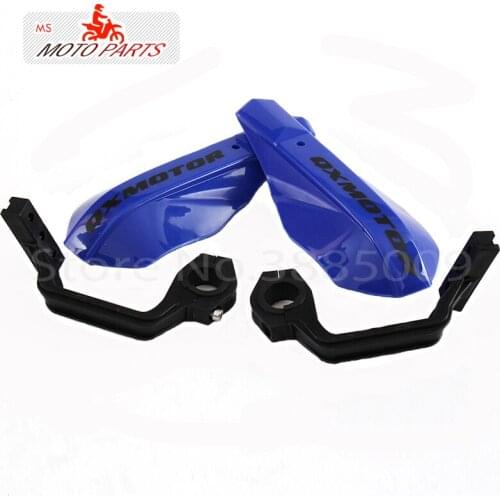 Handle bar Brush Bar Hand Guards Handguard Protector Protection Plastic 22mm 28mm blue Racing Pit Bike Street Bike Motorcycle