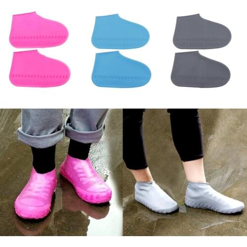 Silicone Waterproof Shoe Covers Reusable Overshoes Kids Boot Cover Child Rain Boot Overshoes