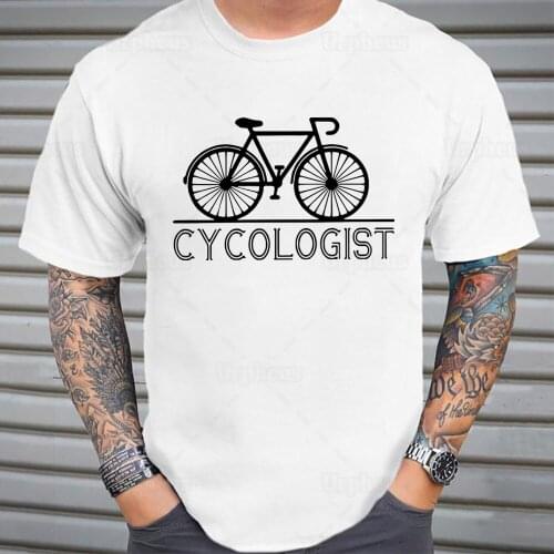 Cycologist Cycle T Shrit Funny Bike Bicycle Lovers Print Cotton Tees Birthday Gift