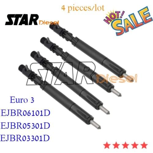 STAR Diesel 4PCS Nozzle EJBR03301D Injector EJBR05301D EJBR06101D EJBR04501D A6640170121 EJBR04601D For SSANGYONG Kyron Actyon