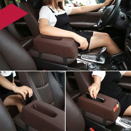 Universal memory cotton armrest pad Suitable for Upper and lower opening and closing armrest box Car multi-function car modified