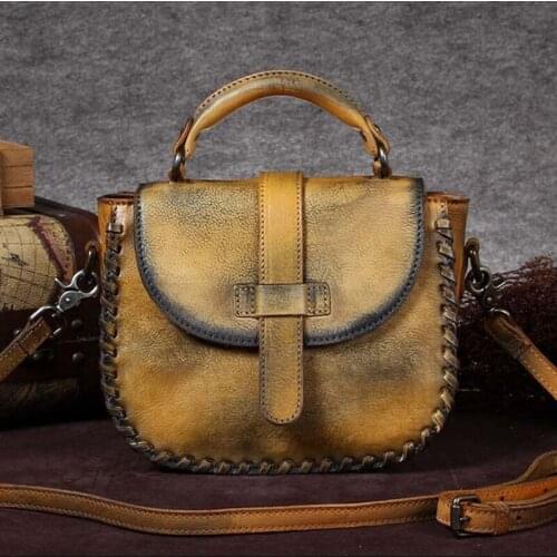 Mini Shoulder Bag Purse Womens Handbag Summer Vintage Luxury Genuine Leather Handcraft Weave Small Crossbody Bags For Women