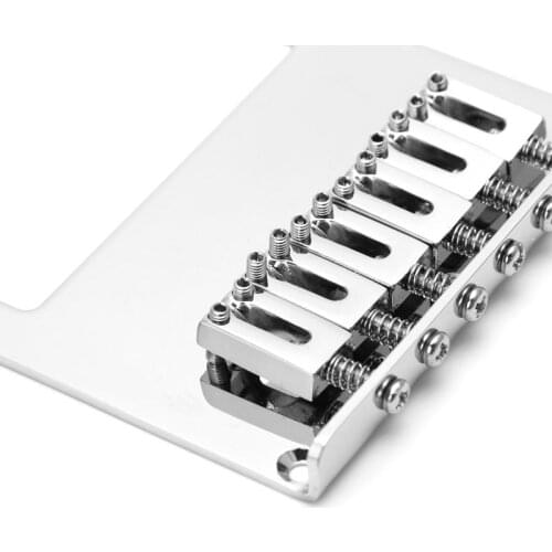 High Quality New Electric Guitar Bridge 6 String Square Saddle For caster Guitar Hot E56D