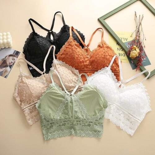 Women Intimates Thin Breathable Skin-friendly Soft Tank Top Sexy Backless Lace Cutout Floral Underwear Solid Color Camisole