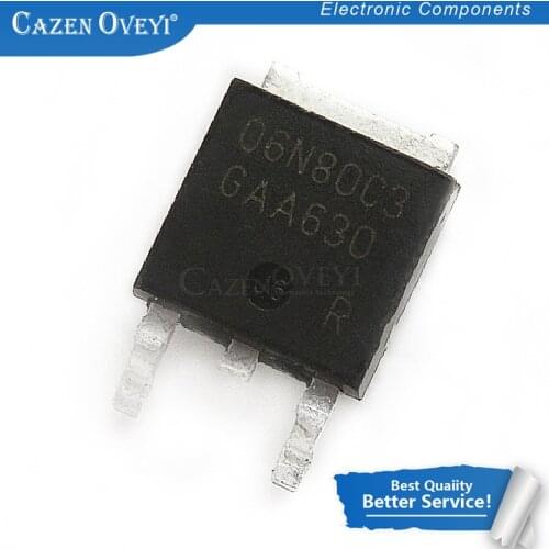 10pcs/lot SPD06N80C3 06N80C3 TO-252 In Stock