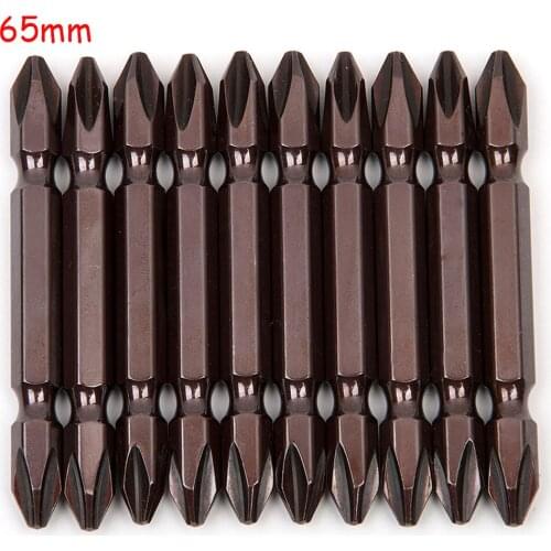 10pcs PH2 Electric Screwdriver Bit Set Alloy Steel Magnetic Cross Philips Screw drivers Double Head Power Tool