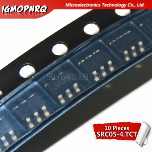 10PCS SRV05-4.TCT SOT23-6 SRV05 SOT Code: V05 SRV05-4 SOT-236