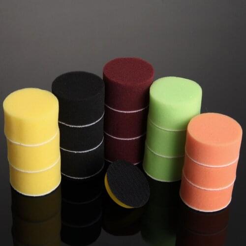 16pcs 2 Inch Polishing Buff Pad Set For Air Sander Polisher Buffing Pad for Car Polisher Wax Buffer Pad for Dremel Rotary Tool