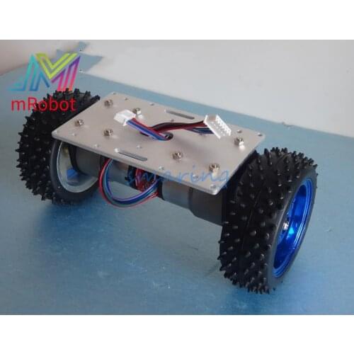 190x85 Robot Smart Car Chassis With Speed Encoder 2 Wheels Drive Car For DIY Kit Educational Teaching Tool