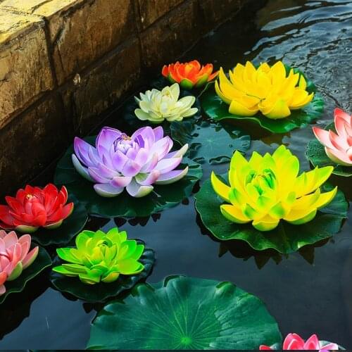 2Pcs/lot 10cm artificial flowers lotus diy home decoration accessories Flowers Decoration artificial flowers suppliers flores