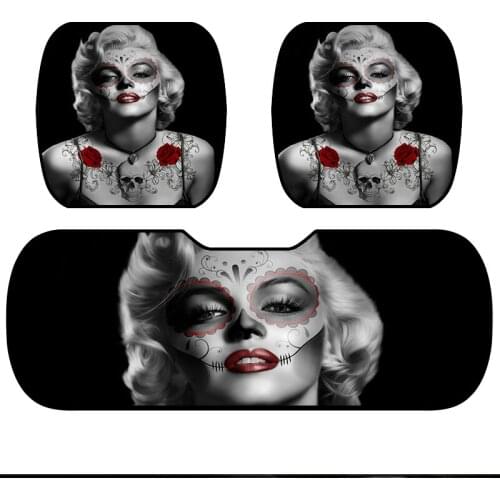AIMAAO Wool fabric Car seat cushion covers Auto interior accessories 3D Beautiful woman printing for mazda 3 6 bmw f10 E46