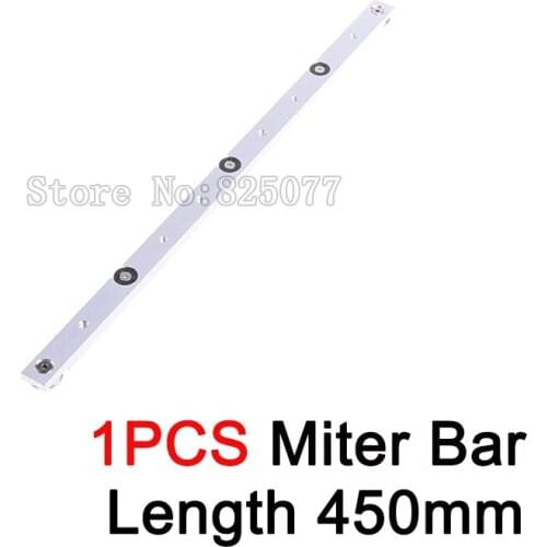 1PCS Aluminium Miter Bar Length 450mm Miter Slider Woodworking tools KF925