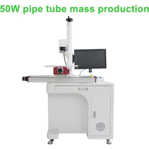 High quality fiber laser marking machine with slide table making machine for metal jewelry